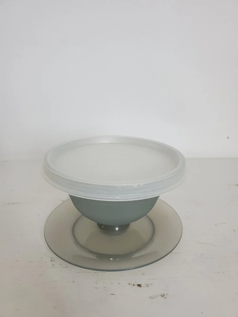 Vintage Tupperware Dessert Pudding Cup With Tupper Seal Lid